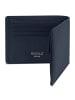 Redolz Leather Essentials QF Geldbörse RFID Leder 12 cm ausklappbar navy