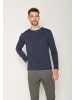 GreenBomb Longsleeve Basic in Marineblau