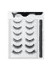 Paloma Beauties Magnetische falsche Wimpern, 6 Paar in Schwarz