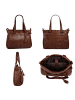 SPIKES & SPARROW Shopper in cognac