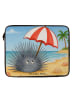 Mr. & Mrs. Panda Laptoptasche Seeigel Design ohne Spruch in Weiß