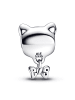 Pandora Silber Charm Haustier Katze mit Schleife