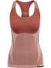 Hummel Hummel Top Hmlclea Yoga Damen Dehnbarem Atmungsaktiv Feuchtigkeitsabsorbierenden Nahtlosen in WITHERED ROSE/ROSE TAN MELANGE