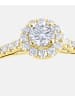 Diamant L'éternel Ring aus 375 Gelbgold mit 0.25 Karat Diamant
