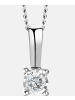 Diamant L'éternel Halskette aus 375 Weißgold mit 0.03 Karat Diamant