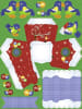 Buntpapierfabrik Ludwig Bähr Adventskalender-Set Geschenkboxen Vögelchen 9x9x11cm