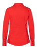 More & More klassische, schmale Langarm-Stretchbluse in red
