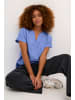 Kaffe Kurzarm-Bluse KAano Regular fit in Ultramarine