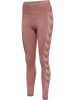 Hummel Hummel Leggings Hmlmt Yoga Damen Atmungsaktiv Schnelltrocknend Nahtlosen in WITHERED ROSE/ROSE TAN MELANGE