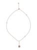 grassland Women Necklace in Rose Gold White