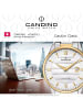 Candino Analog-Armbanduhr Candino Classic silber, gold groß (ca. 41mm)