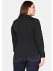 sheego Hemdbluse in schwarz