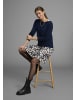 Laura Scott Jerseykleid in blau-gemustert