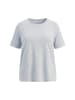 Ulla Popken Shirt in hellgrau mélange