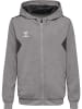 Hummel Hummel Zip Jacke Hmlauthentic Multisport Kinder Atmungsaktiv Schnelltrocknend in GREY MELANGE