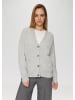 QS Strickjacke in 9400_grau meliert