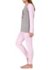 NORMANN Schlafanzug langarm Pyjama Pferde - 74822 in grau