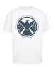 F4NT4STIC Heavy Oversize T-Shirt Marvel Avengers Agent Of SHIELD in weiß