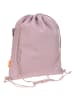 Bold School String Bag mauve in bunt