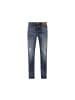 Palm Angels Blau Baumwolle Straight-Leg Jeans