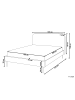 Beliani 2-tlg Doppelbett FLAYAT in Grau/Schwarz