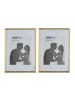 relaxdays 10 x Bilderrahmen in Gold - 15 x 20 cm