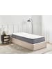 Beliani Matratze PLEASANT in Weiß/Grau - (W) 90 x (H) 25 x (L) 200 cm