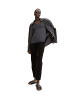 Tom Tailor Dünner Strickpullover Basic V-Ausschnitt Stretch Sweater in Dunkelgrau