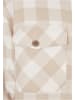 Urban Classics Urban Classics Damen Ladies Flanell Padded Overshirt in whitesand/lighttaupe