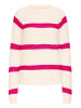 Fransa Strickpullover FRKAMIA Regular fit in Whisper White w. Very Berry
