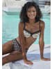 LASCANA Bügel-Bikini in schwarz/creme