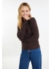 usha FESTIVAL Damen Strick Pullover in Dunkelbraun