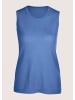 Alba Moda Kaschmir-Top mit Rundhalsausschnitt in bleu