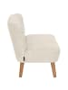 58 aufm Kessel KINDERSOFA 2-Sitzer Katya Flachgewebe creme