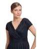 Vera Mont Cocktailkleid im Glitzer-Look in Dunkelblau/Grau