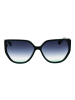 Ana Hickmann Frauen Sonnenbrille Schmetterling Grün