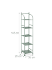 relaxdays Standregal in Grün - (B)33 x (H)145 x (T)28 cm