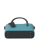 Kmisso Henkeltasche in Turchese/Nero
