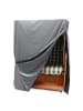 HOBERG Strandkorbabdeckung groß 140x100x165cm grau  grau
