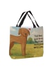 Mr. & Mrs. Panda Schultasche Hund Dogge Design mit Spruch in Weiß