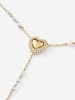 Guess Damen-Kette Pavé Herz Y Goldfarben