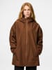 Pieces Regenjacke in Downtown Brown