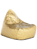 Beliani Sitzsackbezug DROP in Gold - (W) 63 x (H) 73 x (L) 75 cm