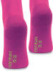 normani 3 Paar Kniestrümpfe mit farbig abgesetztem Bund Bi-Color in Magenta/Gelb