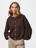 Pieces Strickjacke in Hot Fudge1