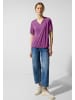 Street One Seidenlook Shirt in Violett