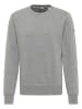 DreiMaster Vintage Oversize Sweatshirt Mit Rundhals in Grau Melange