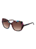 comma Frauen Sonnenbrille Schmetterling Mehrfarbig
