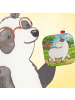 Mr. & Mrs. Panda Untersetzer Glas Einhorn Stolzieren Design ohne... in Weiß