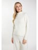 DreiMaster Vintage Damen Strickpullover in Wollweiss